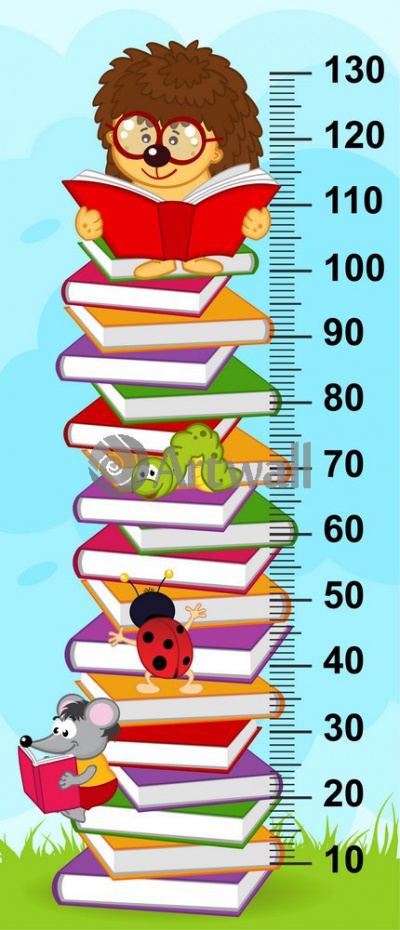 Детские ростомеры на стену от руб.