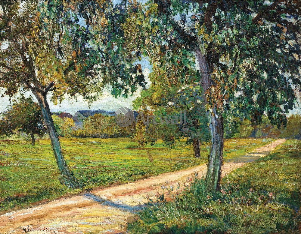 Артикул картины. Пейзаж в Иль де Франс. Armand Guillaumin Landscape, ile de France. Armand Guillaumin paysage d'ile de France. Armand Guillaumin paysage d'ile de France, 1890.