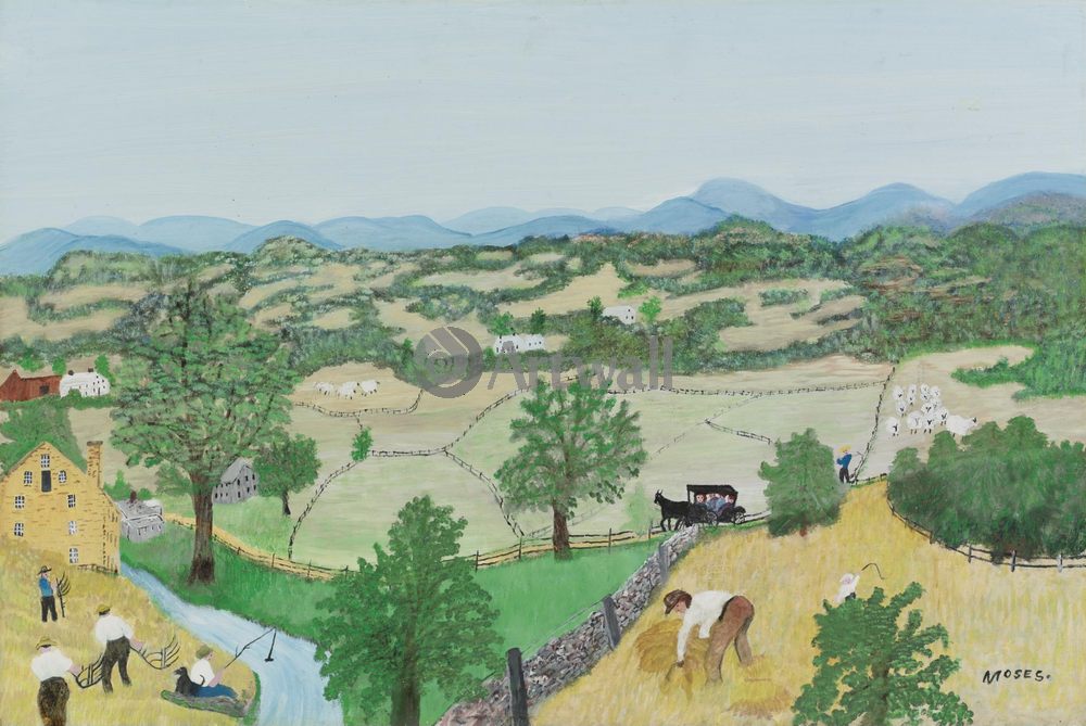 Grandma moses картины