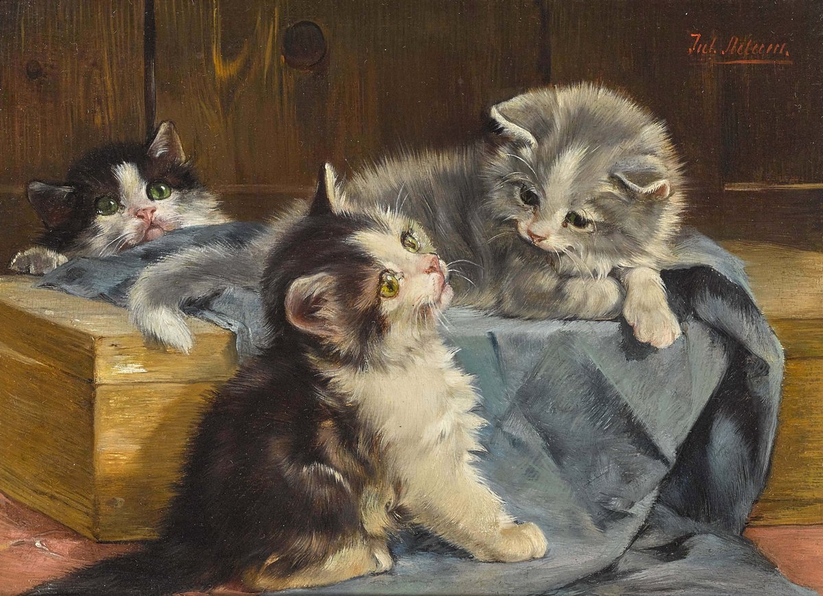 Картина кошка с котятами. Джулиус адам (1852-1913). Джулиус адам картины. Юлиус адам картины кошки. Джулиус адам картина кошка.