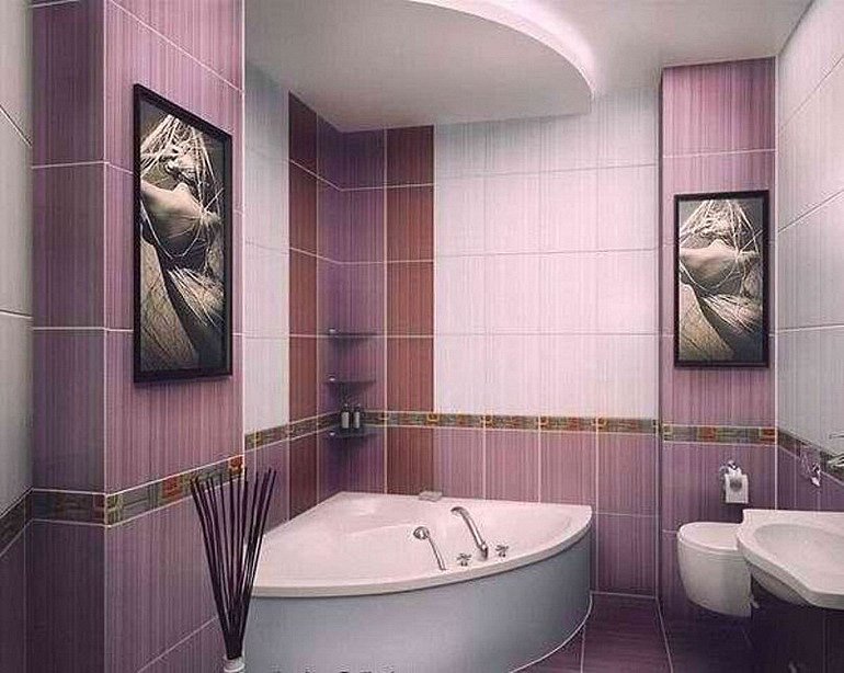 Декор ванной комнаты своими руками (70 фото)
