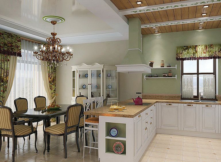 Дизайн кухни столовой гостиной в квартире (74 фото) - красивые картинки и HD фото