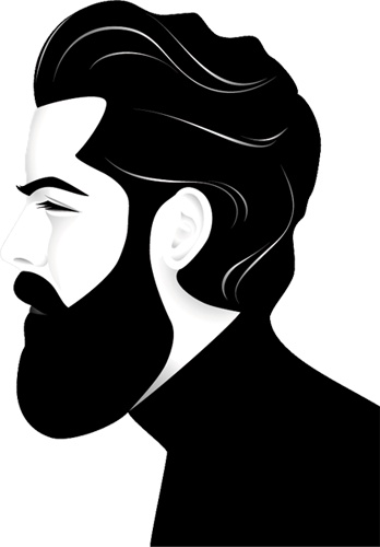 Нарисованная борода